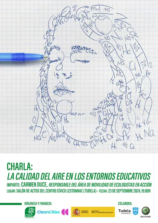 Charla en Tudela &lsquo;La calidad del aire en los entornos educativos&rsquo;