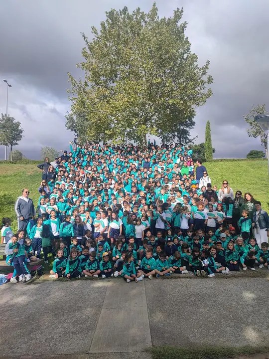 Todos los alumnos de E. Primaria en el Parque del Queiles