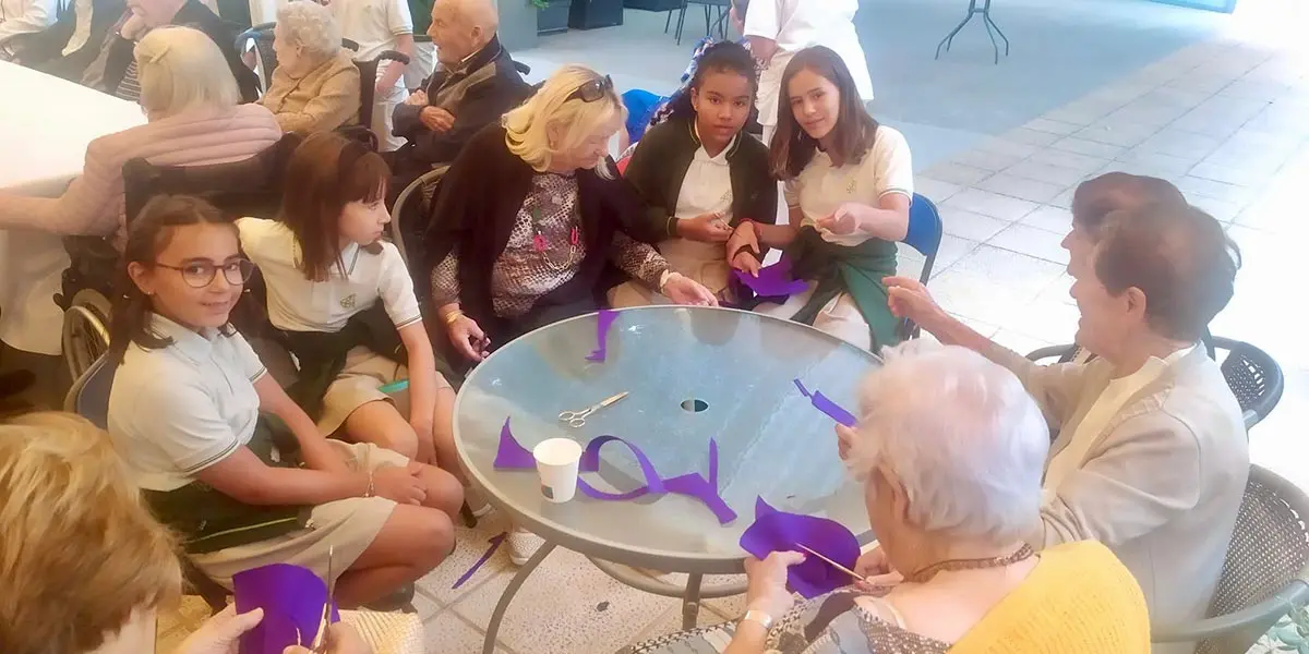 Jornada intergeneracional de sensibilizaci&oacute;n con el Alzheimer en la residencia Nuestra Se&ntilde;ora de Gracia de Tudela 2