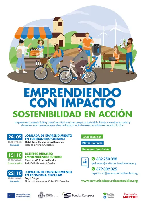 Jornadas &lsquo;Emprendiendo con impacto. Sostenibilidad en Acci&oacute;n&rsquo; 2024 en Arguedas, Peralta y Fontellas