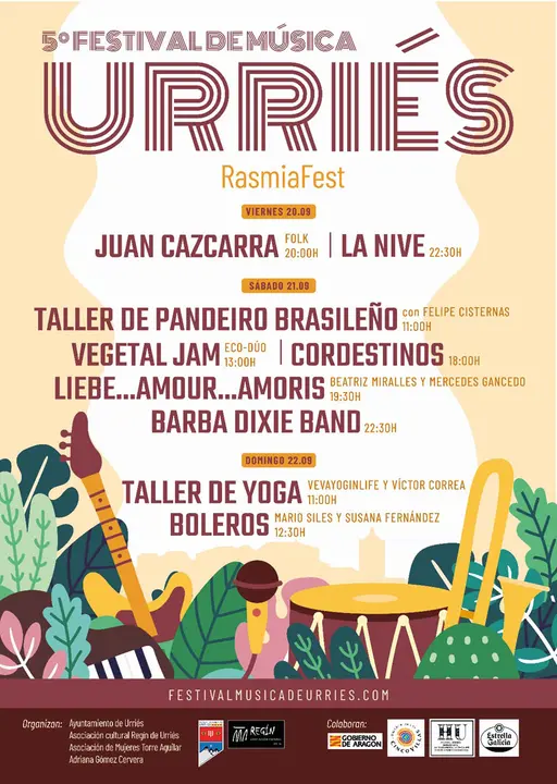 V Festival de m&uacute;sica Rasmia Fest 2024 en Urri&eacute;s