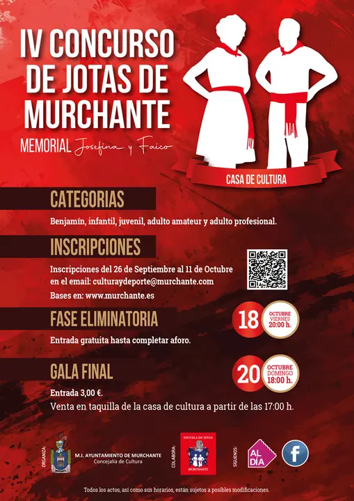 IV Concurso de Jotas &lsquo;Memorial Josefina y Faico&rsquo; 2024 en Murchante