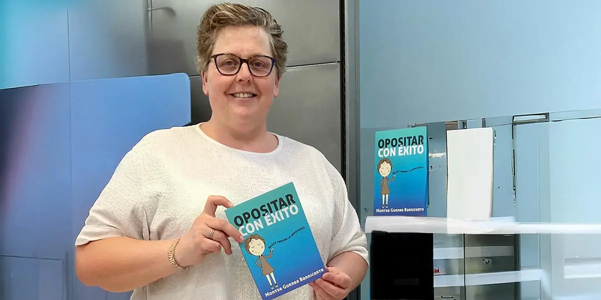 La escritora navarra Montse Gurrea sorprende y triunfa con el libro &lsquo;Opositar con &eacute;xito&rsquo;