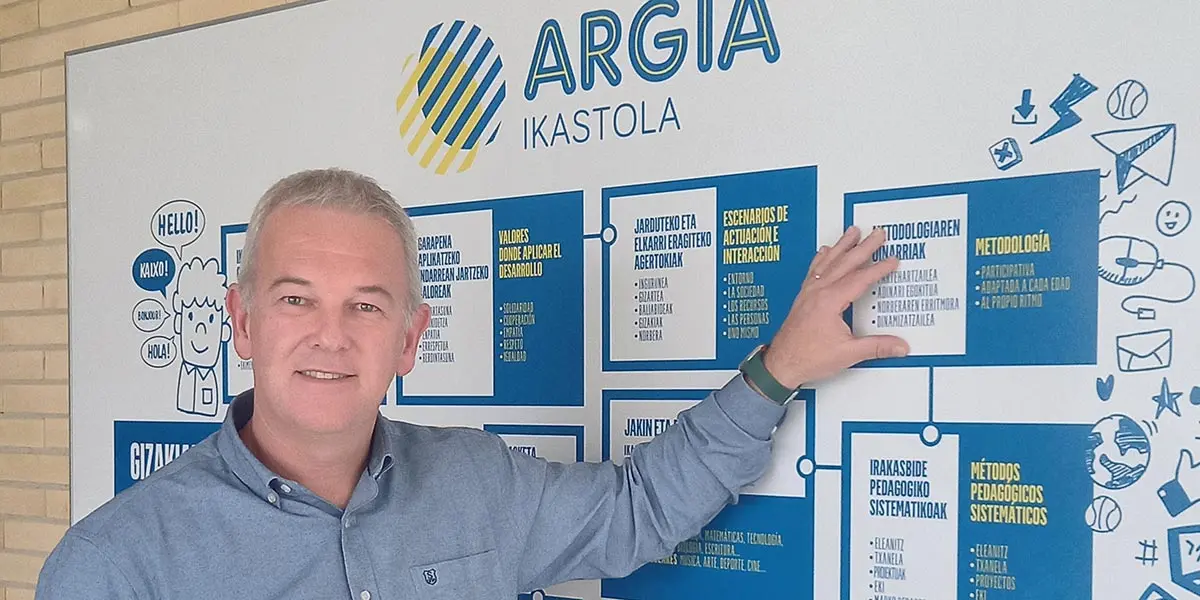 Garikoitz Urbizu Ulacia, director de Argia Ikastola