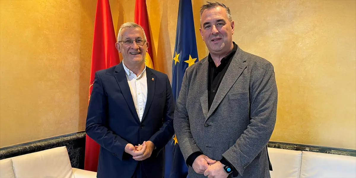 El vicepresidente F&eacute;lix Taberna y Rafael Loscos