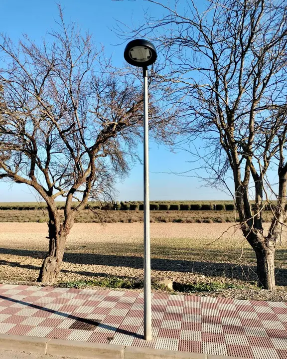 Renovaci&oacute;n de la luminaria en el Paseo de Ronda de Cadreita