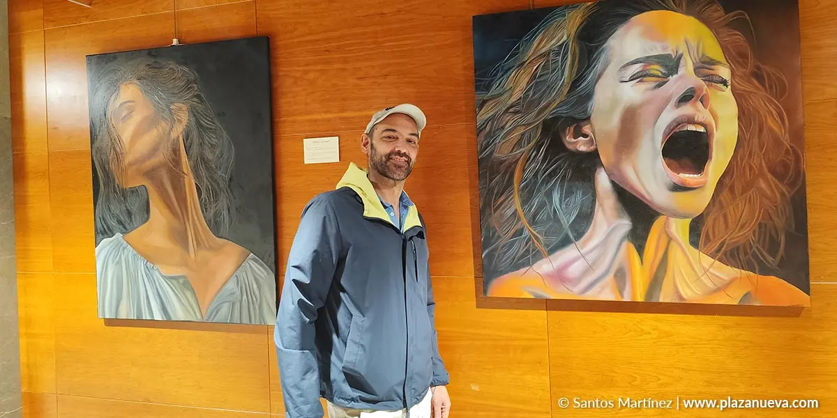 Ricardo Pardo expone en Murchante una colecci&oacute;n de pinturas que reflejan la profundidad de las emociones humanas