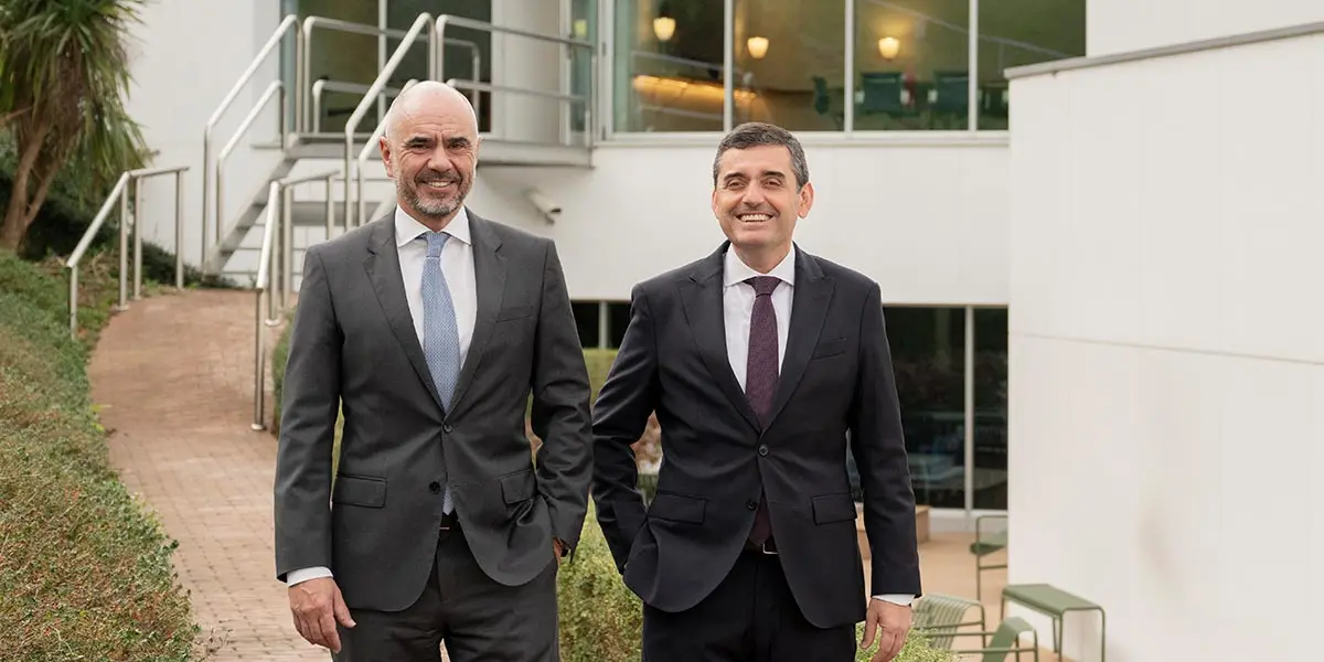 Xabier Egibar, Director General, y Adolfo Plaza, Presidente de LABORAL Kutxa