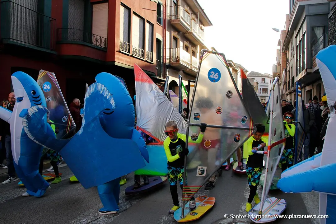 Carnaval 2025 en Murchante infantil grupos 2&ordm; Aqui no hay playa, vaya vaya