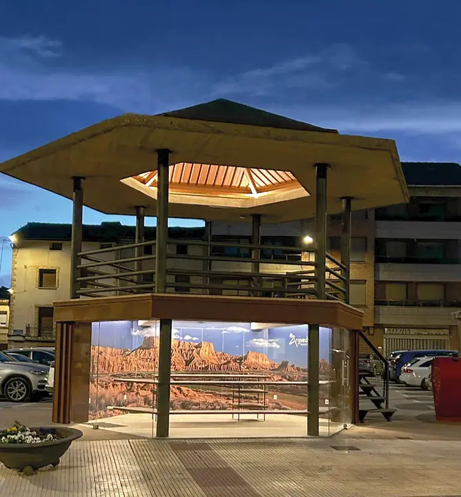 El Ayuntamiento de Arguedas ha renovado el kiosko de la plaza General Clemente