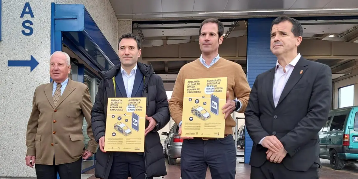 El consejero Irujo ha animado a la ciudadan&iacute;a a adelantar su ITV
