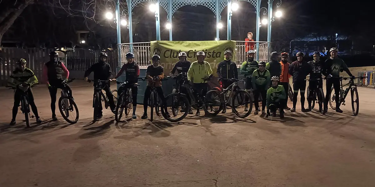 Quedada nocturna BTT organizada el viernes por el Club Ciclista Moncayo Soriano 1