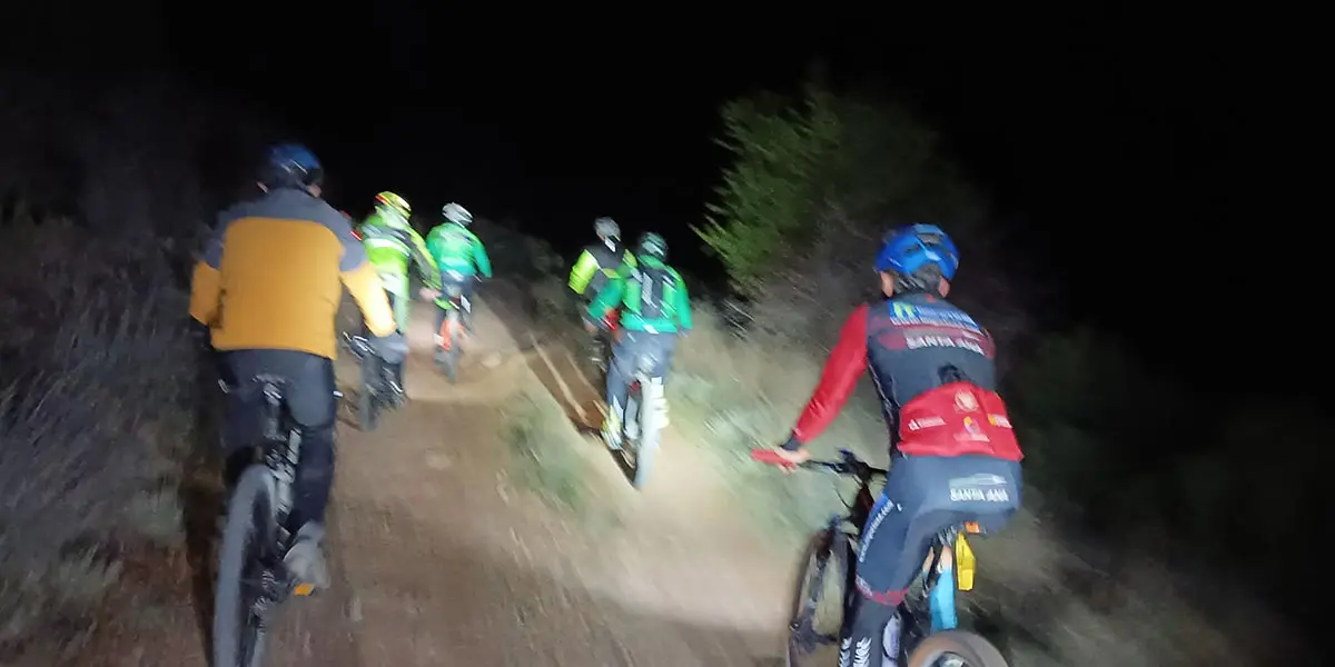Quedada nocturna BTT organizada el viernes por el Club Ciclista Moncayo Soriano 2