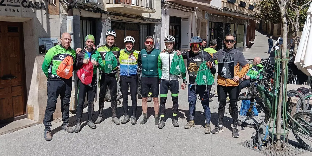 Quedada BTT organizada el domingo por el Club Ciclista Moncayo Soriano 7