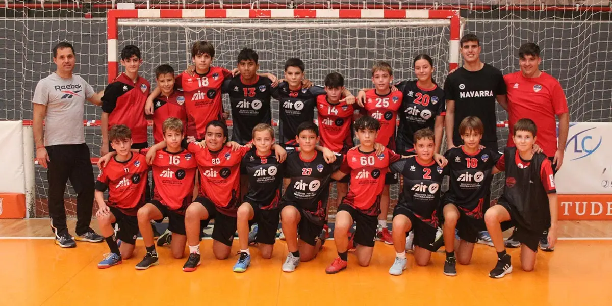 El equipo infantil del Balonmano Bardenas se clasifica para la final four navarra tras vencer al Huarte