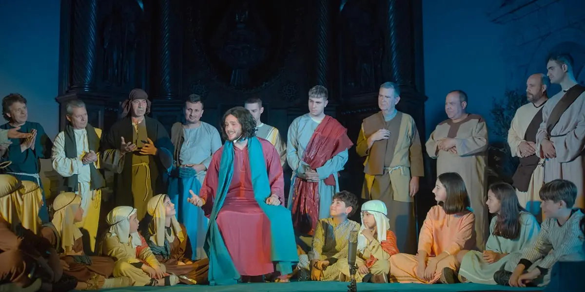 Concierto de Semana Santa 2025 en &Aacute;greda con escenas teatralizadas de la Pasi&oacute;n del Se&ntilde;or 3
