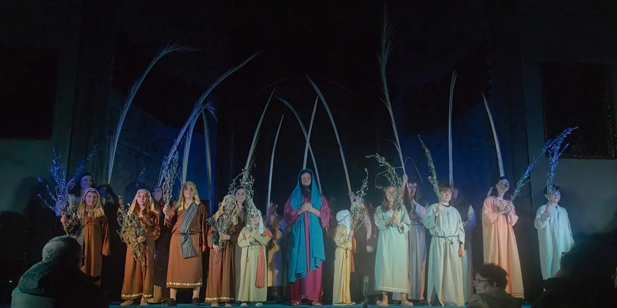 Concierto de Semana Santa 2025 en &Aacute;greda con escenas teatralizadas de la Pasi&oacute;n del Se&ntilde;or 7