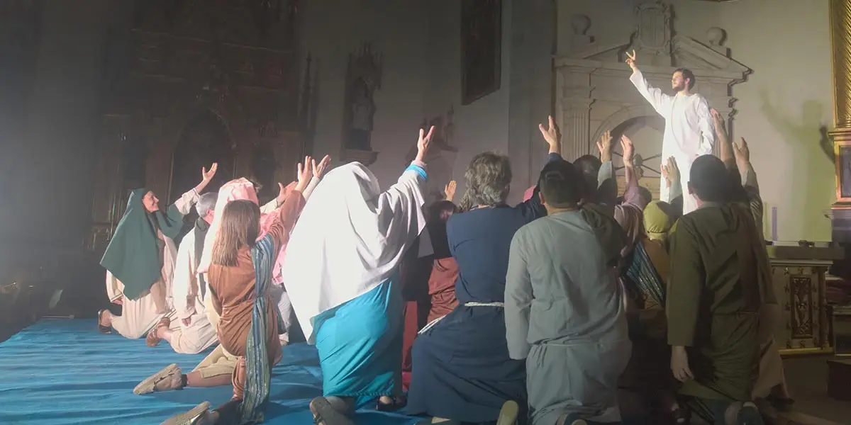 Concierto de Semana Santa 2025 en &Aacute;greda con escenas teatralizadas de la Pasi&oacute;n del Se&ntilde;or 18