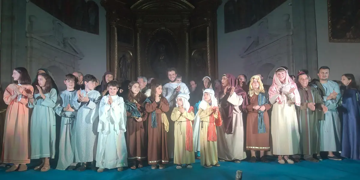 Concierto de Semana Santa 2025 en &Aacute;greda con escenas teatralizadas de la Pasi&oacute;n del Se&ntilde;or 19