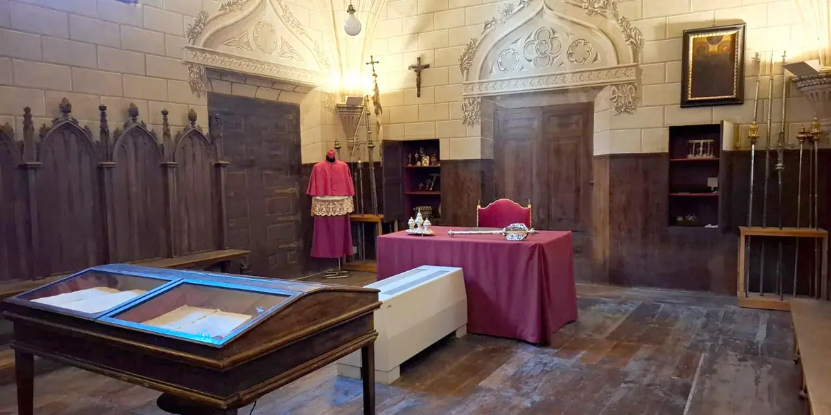 La sala capitular de la Catedral Santa Mar&iacute;a de la Huerta de Tarazona 