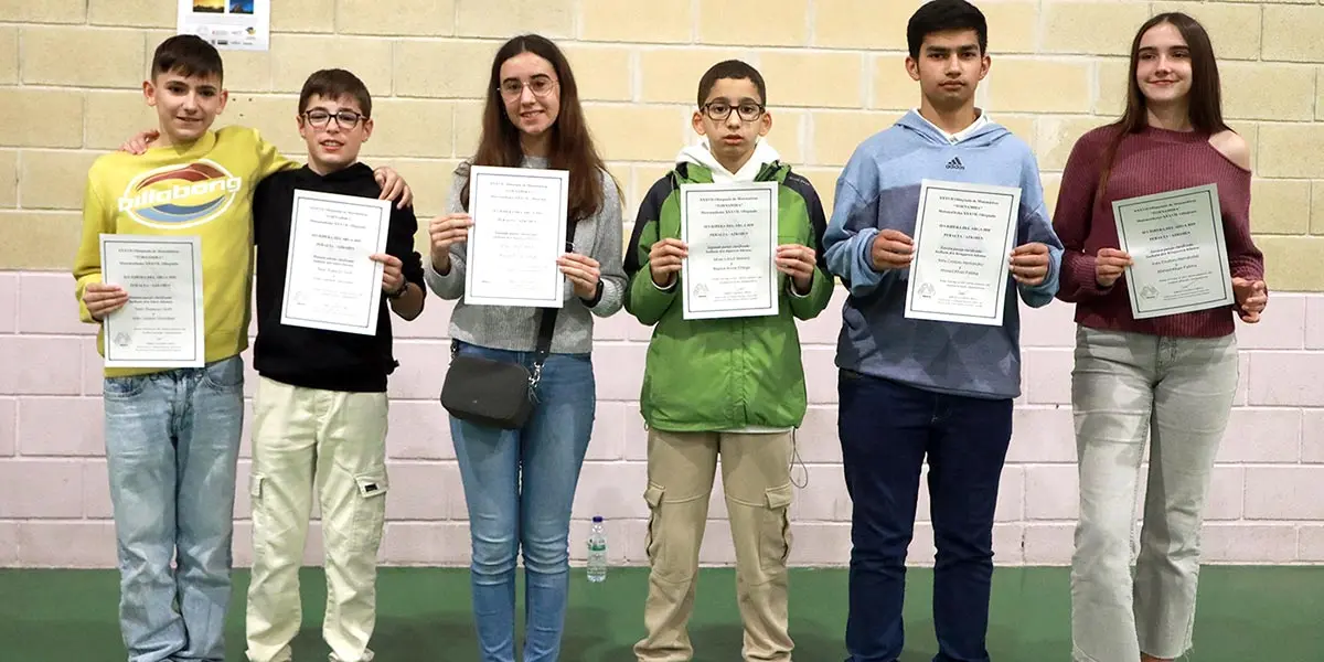 XXXVII edici&oacute;n de la Olimpiada de Matem&aacute;ticas de Navarra 6