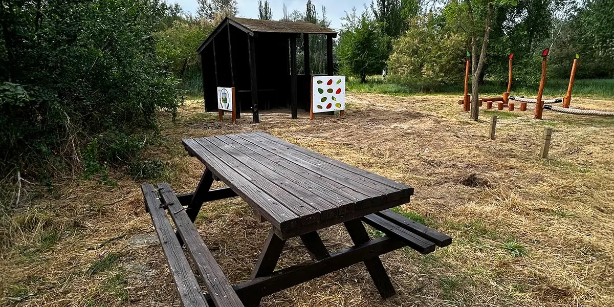 Nueva &aacute;rea de descanso en el Soto de Arguedas dedicada al arroz como parte del Corredor Verde