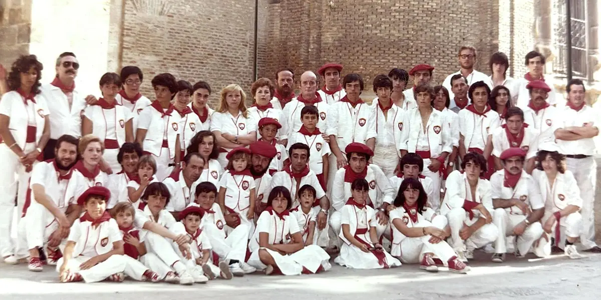 Fundadores y primeros socios de la Pe&ntilde;a Ciudad Deportiva que hoy cumple cinco d&eacute;cadas de historia