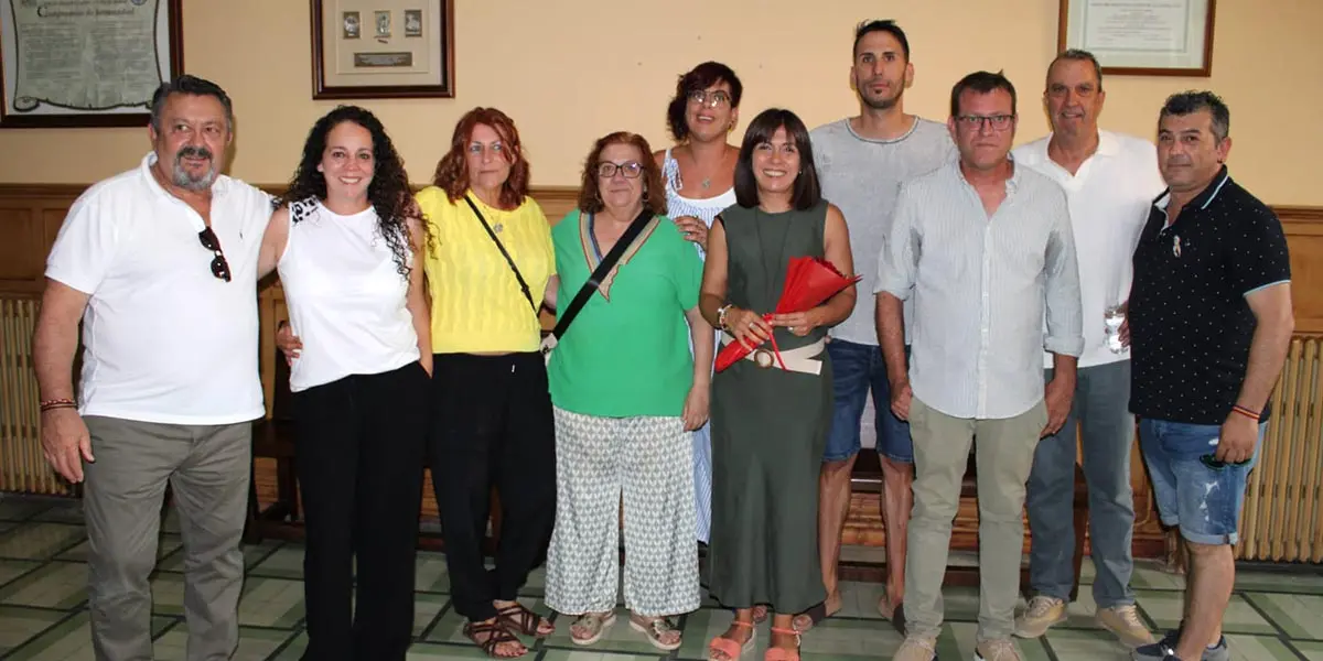 Corporaci&oacute;n Municipal de Bu&ntilde;uel el d&iacute;a 5 de julio, tras la toma de posesi&oacute;n de la nueva Alcalde de la localidad