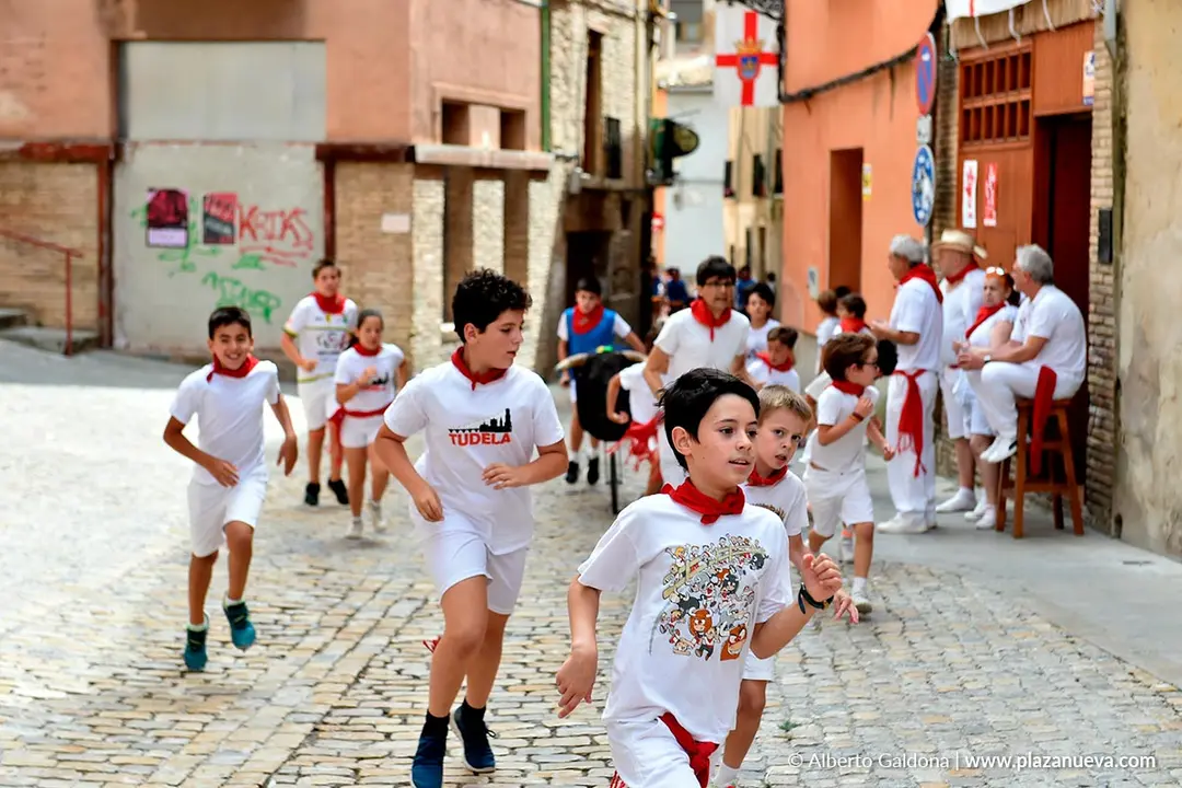 Encierro txiki en Tudela 2025 3