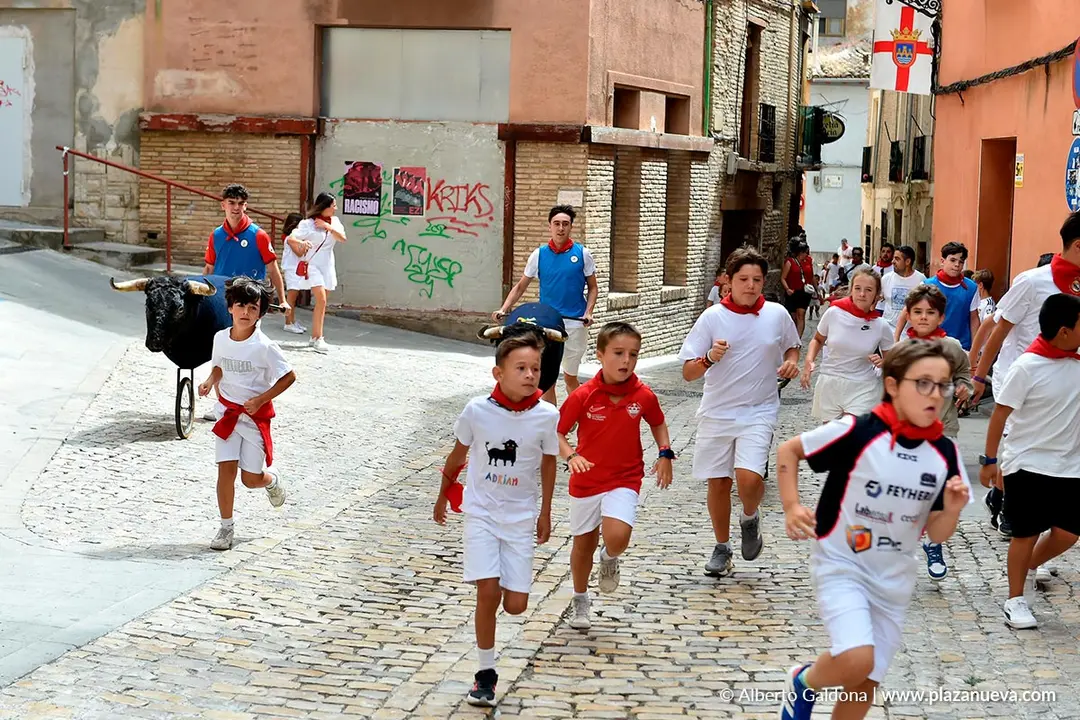 Encierro txiki en Tudela 2025 7