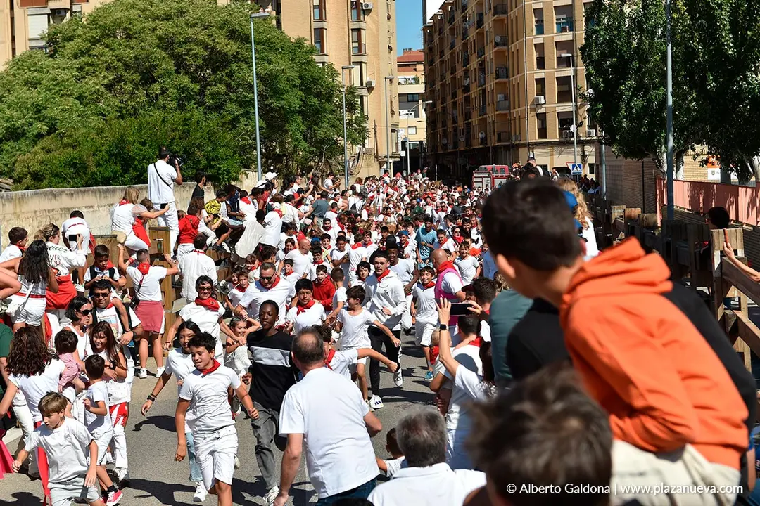 Trashumancia infantil en Tudela d&iacute;a 30 2025 2