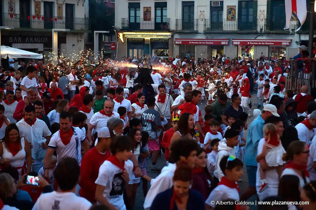 Toro de fuego en Tudela d&iacute;a 29 2025 2