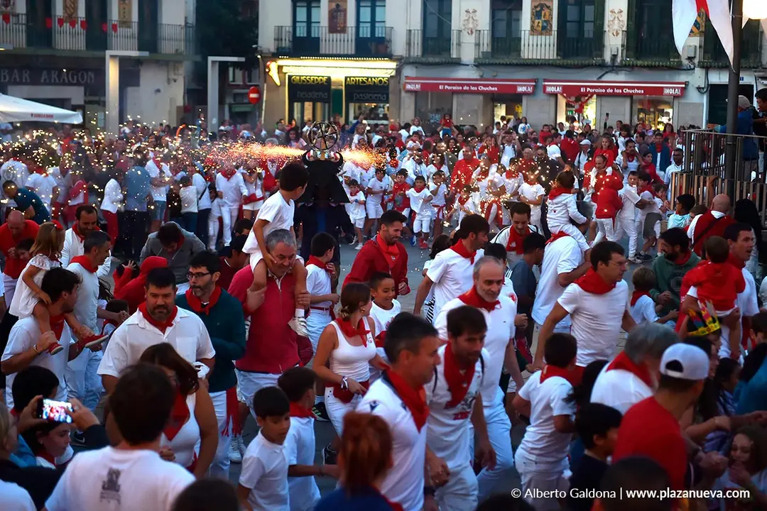 Toro de fuego en Tudela d&iacute;a 29 2025 3
