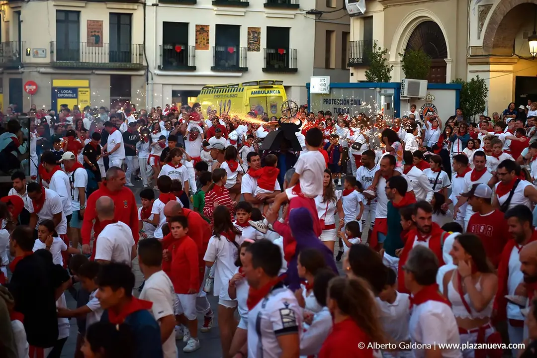 Toro de fuego en Tudela d&iacute;a 29 2025 4