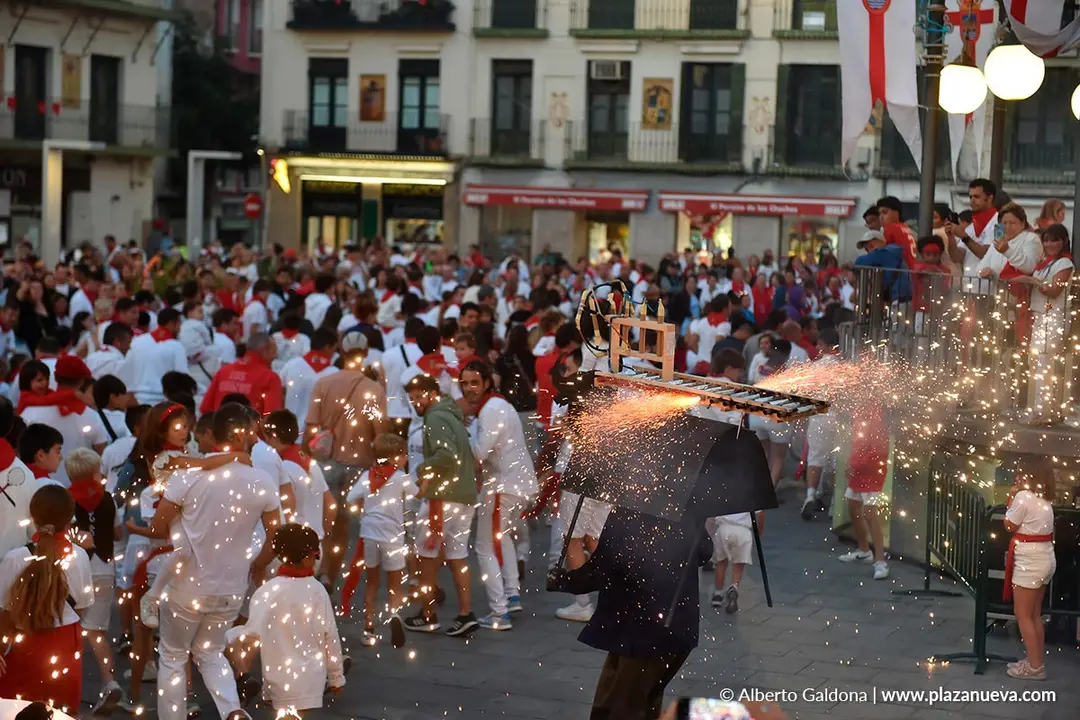 Toro de fuego en Tudela d&iacute;a 29 2025 8