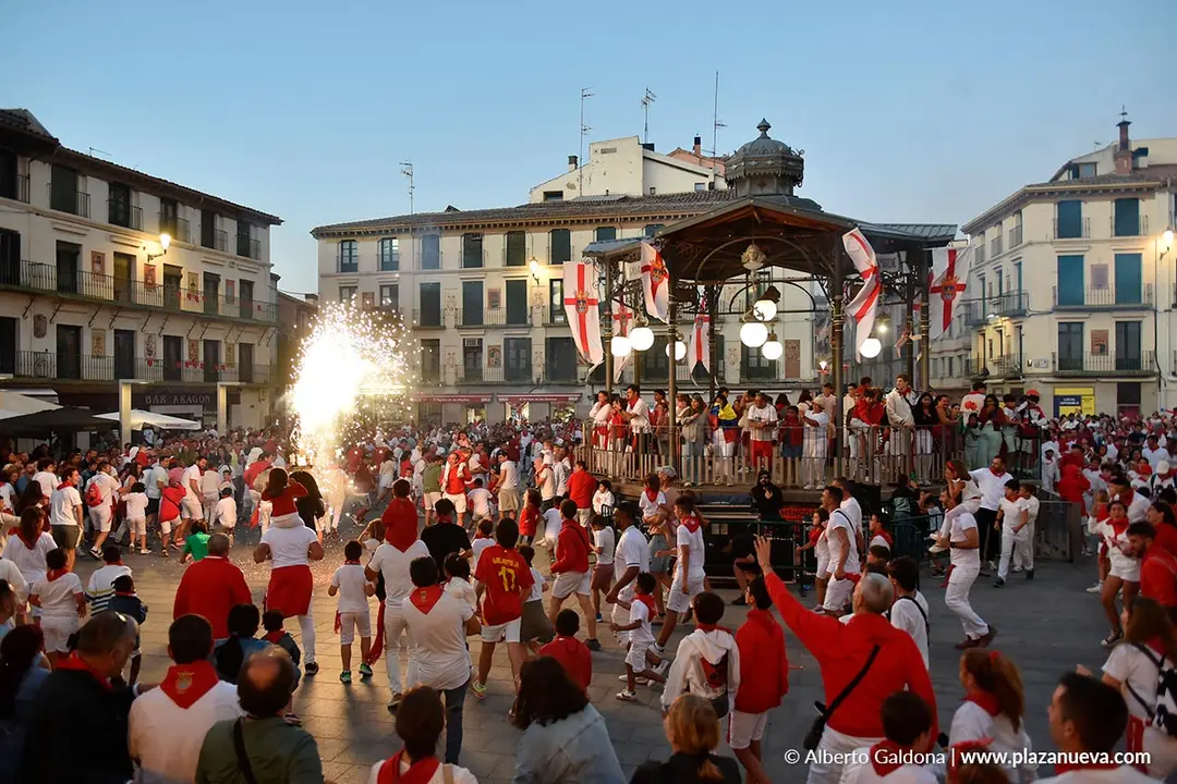 Toro de fuego en Tudela d&iacute;a 29 2025 12