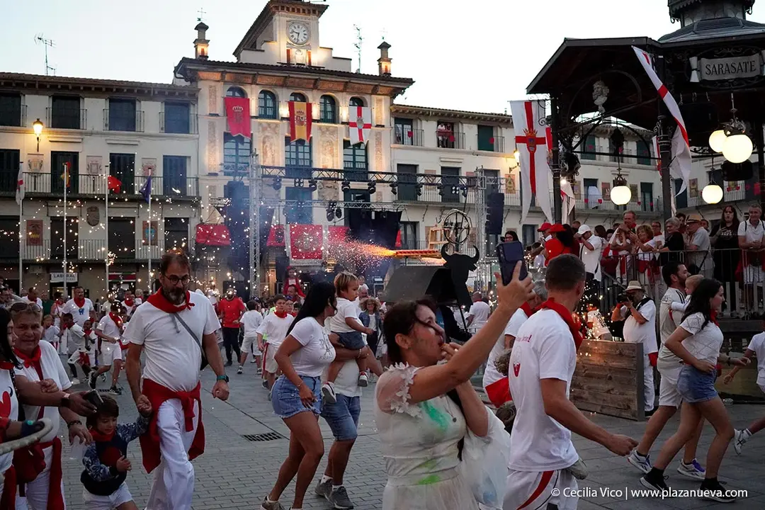 Toro de fuego en Tudela d&iacute;a 27 2025 4