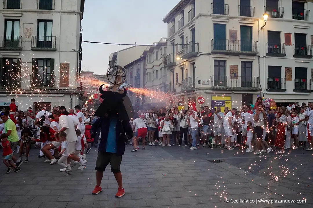Toro de fuego en Tudela d&iacute;a 27 2025 6