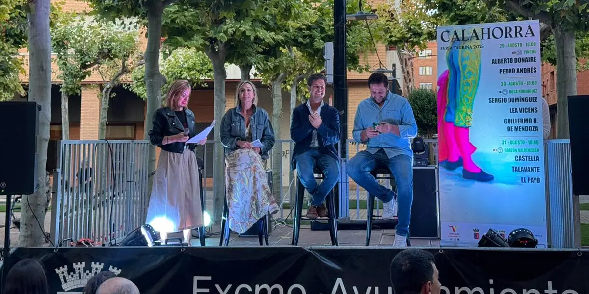 Presentaci&oacute;n del cartel de la feria taurina de  Calahorra en agosto