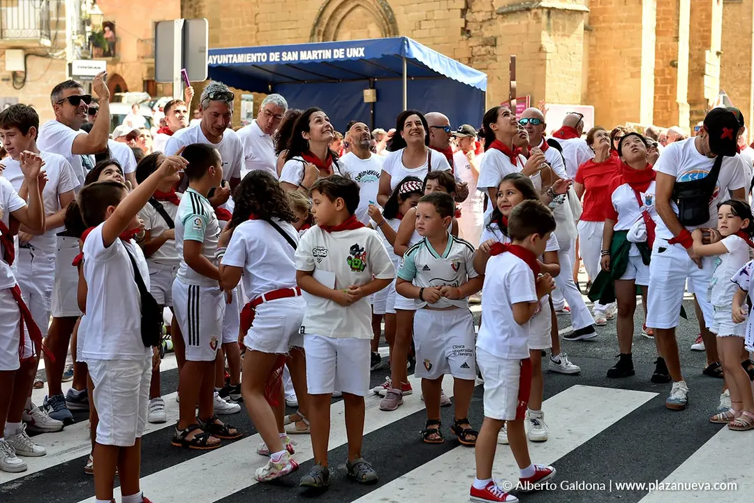 Fiestas de San Mart&iacute;n de Unx 2025   Cohete 33