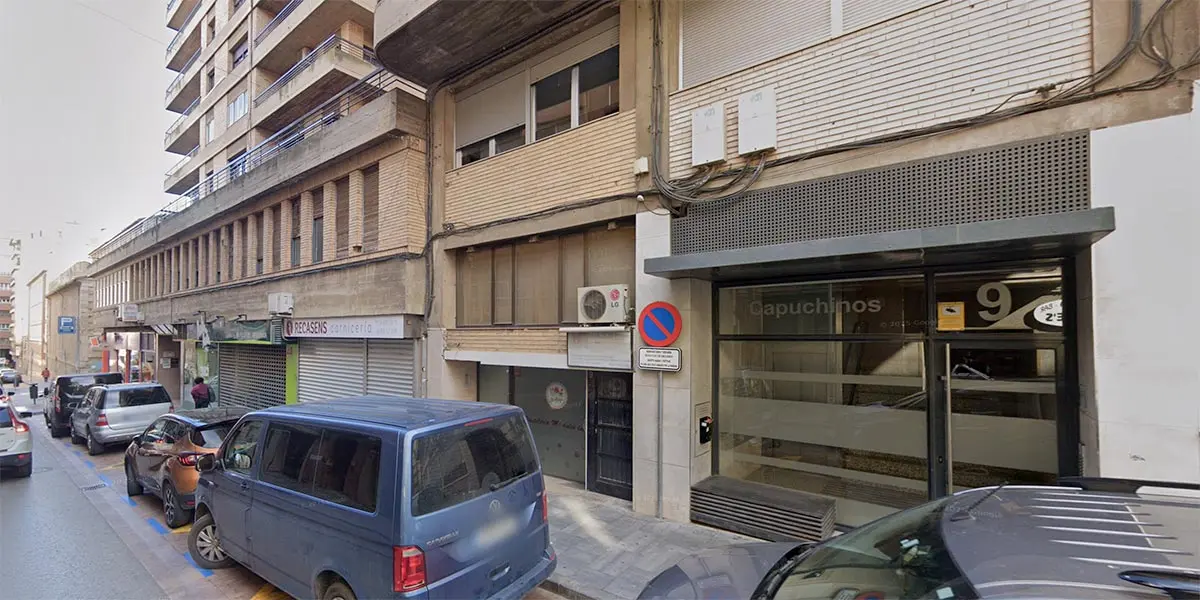 Oficinas de la Comunidad de Regantes de Huertas Mayores y Campos Unidos de Tudela en la calle Capuchinos 9