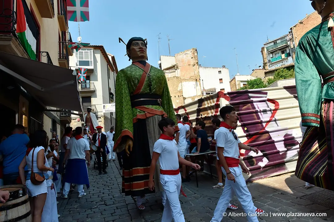 Fiestas de Tafalla 2025 Baile Gigantes 6