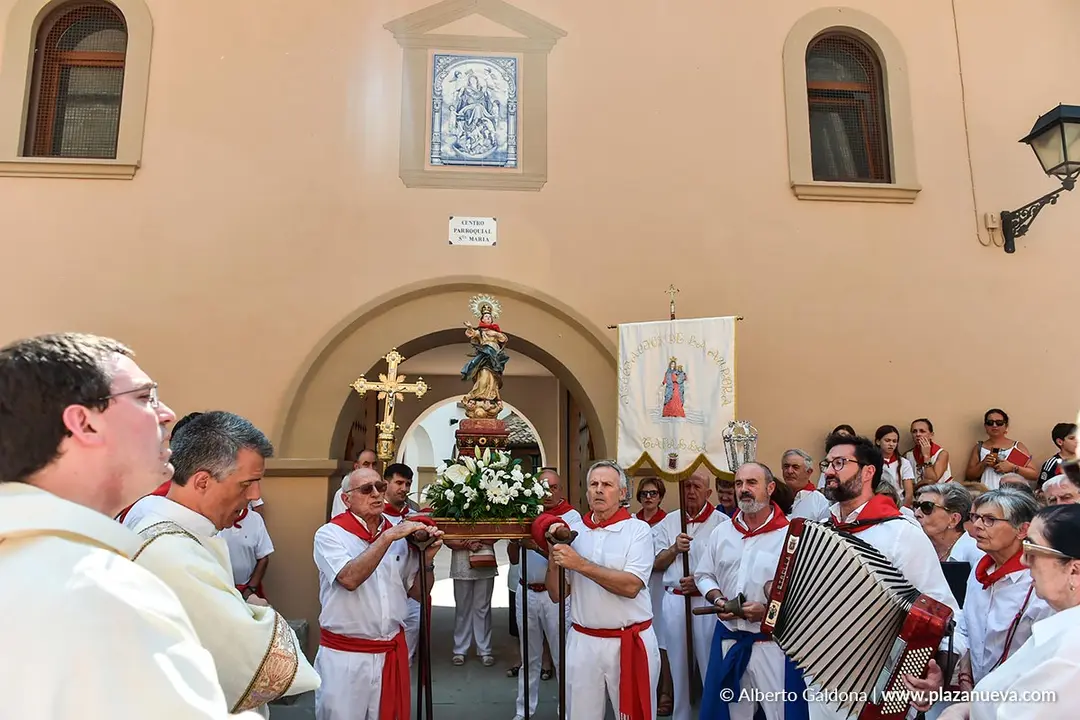 Fiestas de Tafalla 2025 Bendici&oacute;n de la Virgen