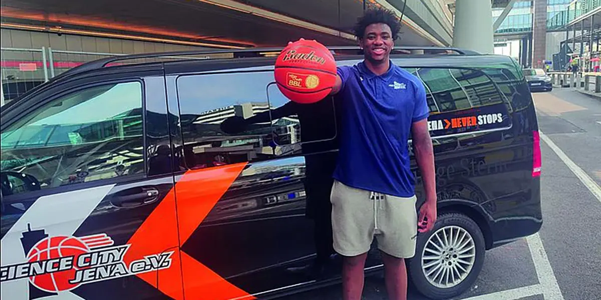 El tudelano Great Osobor inicia su carrera profesional en Alemania con el Science City Jena tras brillar en la NCAA y la Summer League con los Houston Rockets