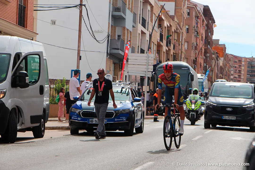 Salida de la etapa 9 de La Vuelta desde Alfaro 49