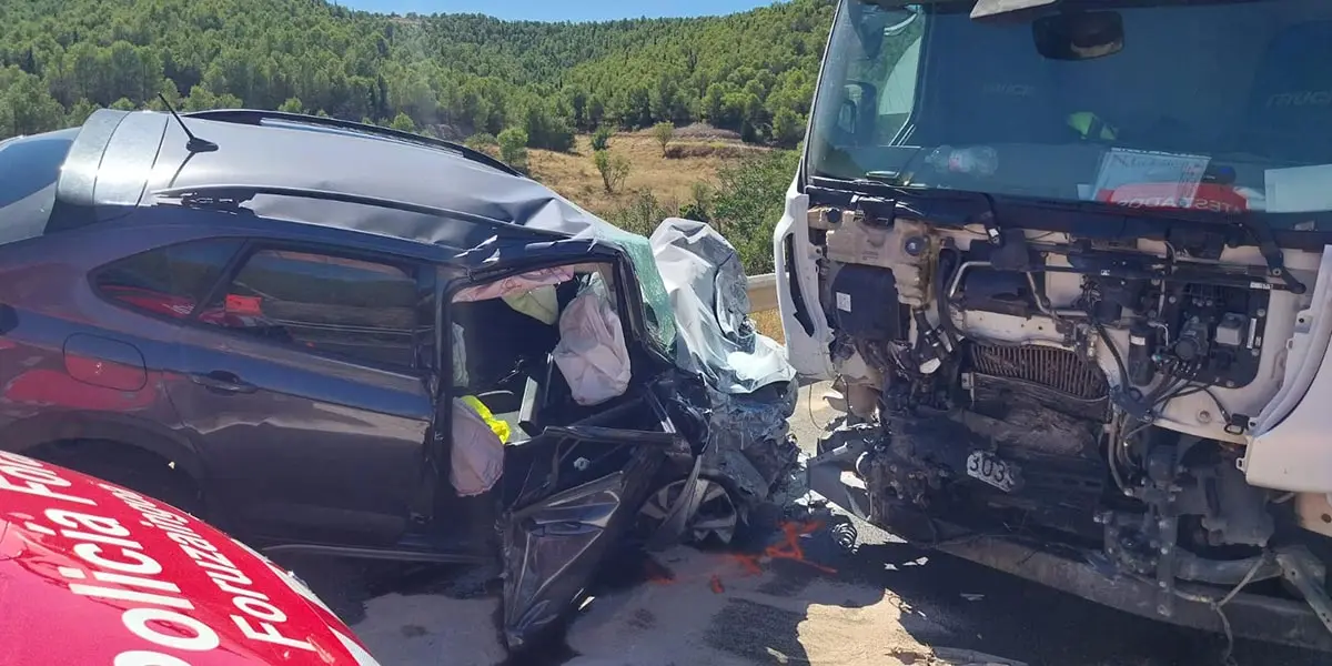 Un hombre de 47 a&ntilde;os falleci&oacute; tras colisionar frontalmente su turismo contra un cami&oacute;n en la N 113 en Fitero