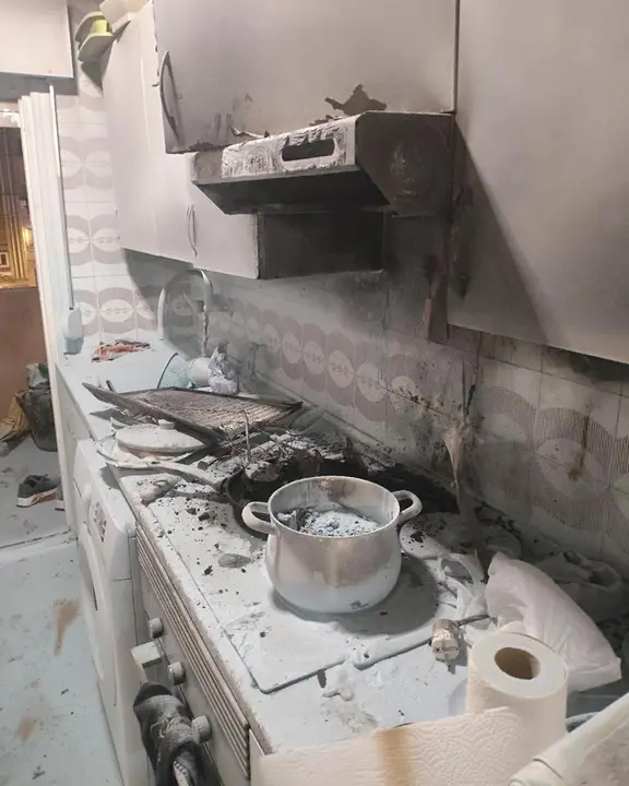 La Polic&iacute;a Local de Tudela intervino en un incendio en la cocina de una vivienda en Avenida del Barrio