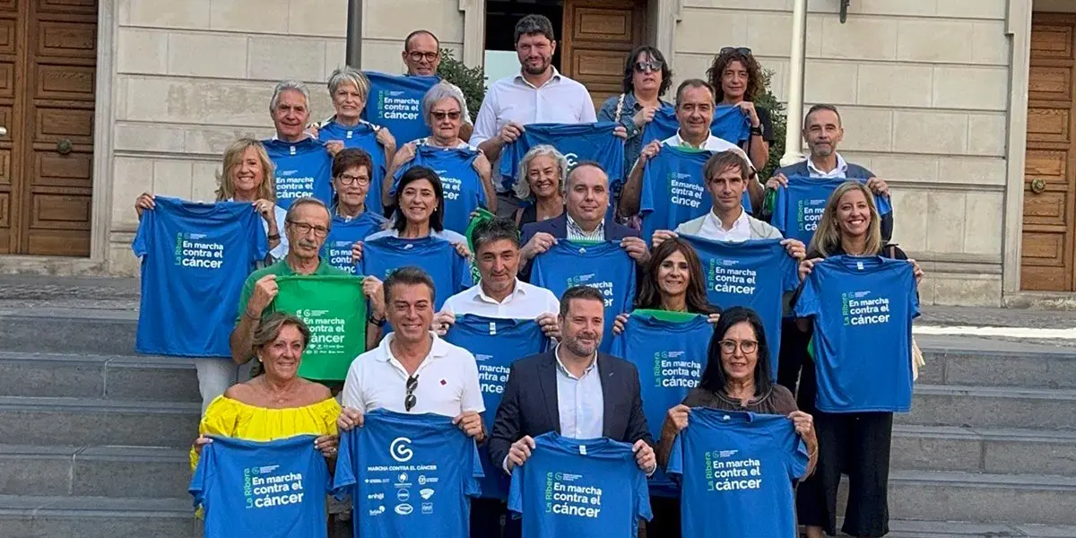 Presentaci&oacute;n en Tudela de la VIII Marcha Contra el C&aacute;ncer en la Ribera