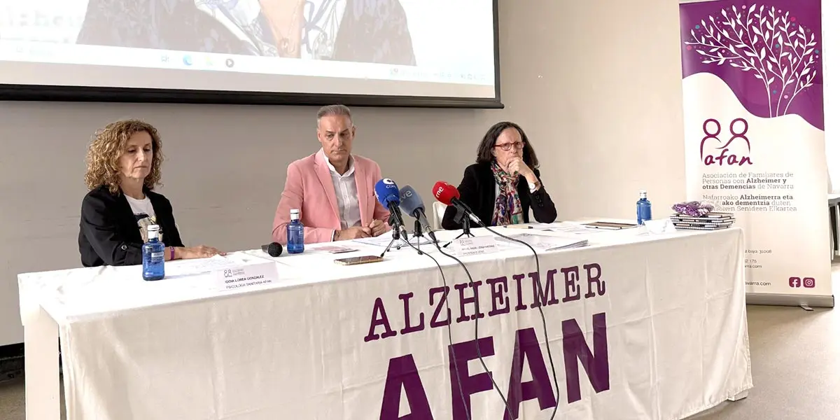 Presentaci&oacute;n en Tudela de la Semana del Alzheimer de Navarra en la que se organizar&aacute; una conferencia y un pasacalles festivo