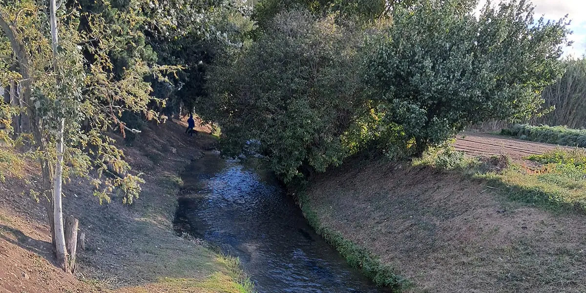 El r&iacute;o Queiles a su paso por Tulebras